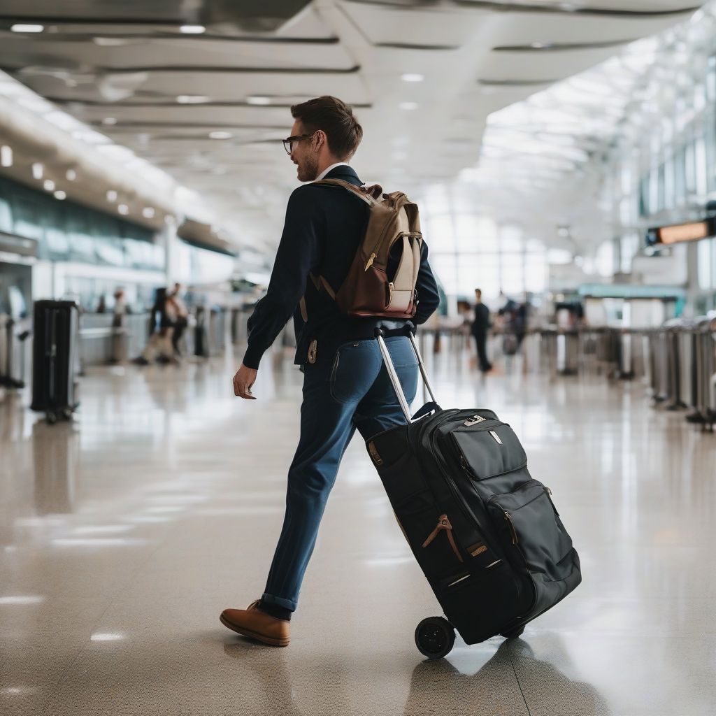 Travel Backpack with Wheels