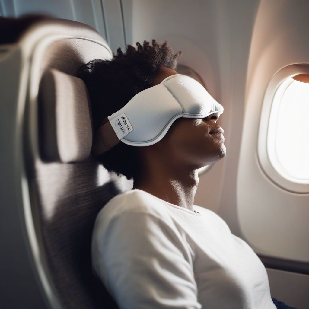 Comfortable Travel Pillow and Sleep Mask Set